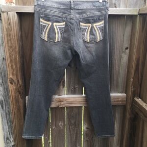 Seven 7 Gray Wash Skinny Jeans Size 12